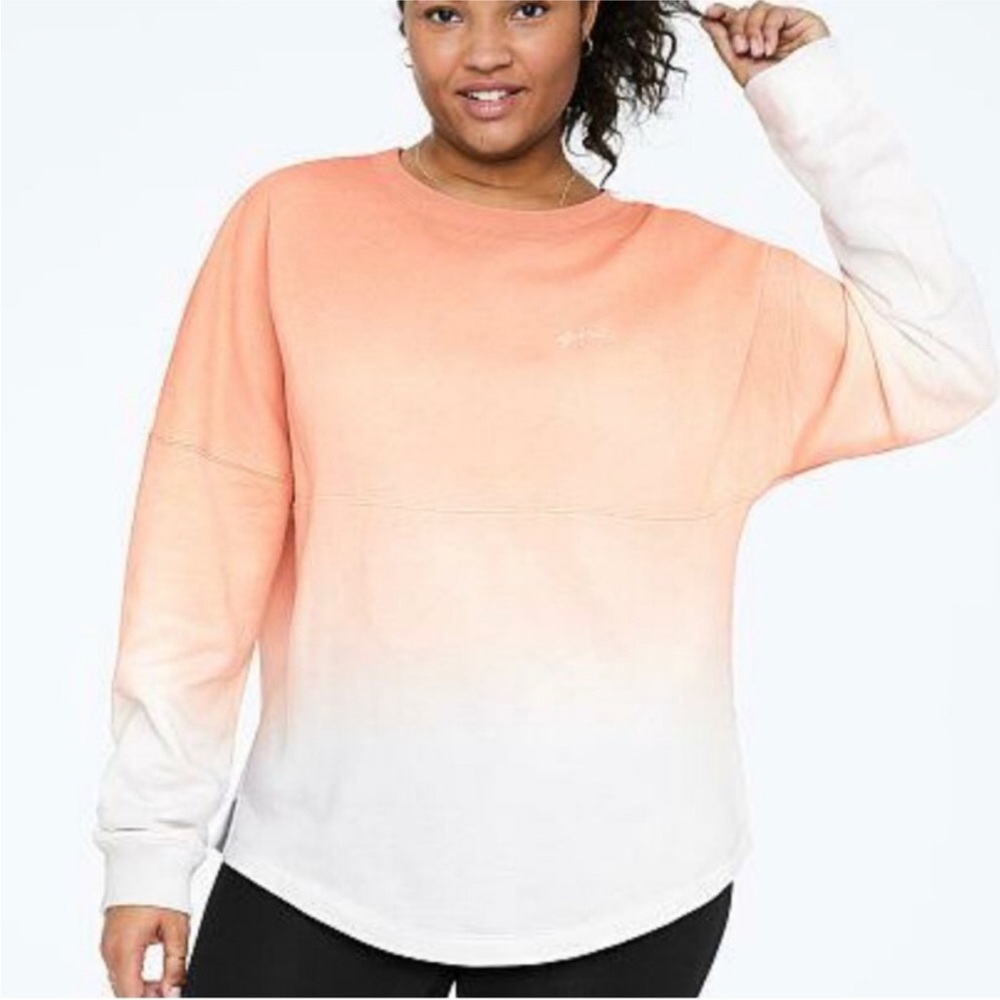 PINK by Victoria’s Secret Oversized Varsity Crew Sweatshirt